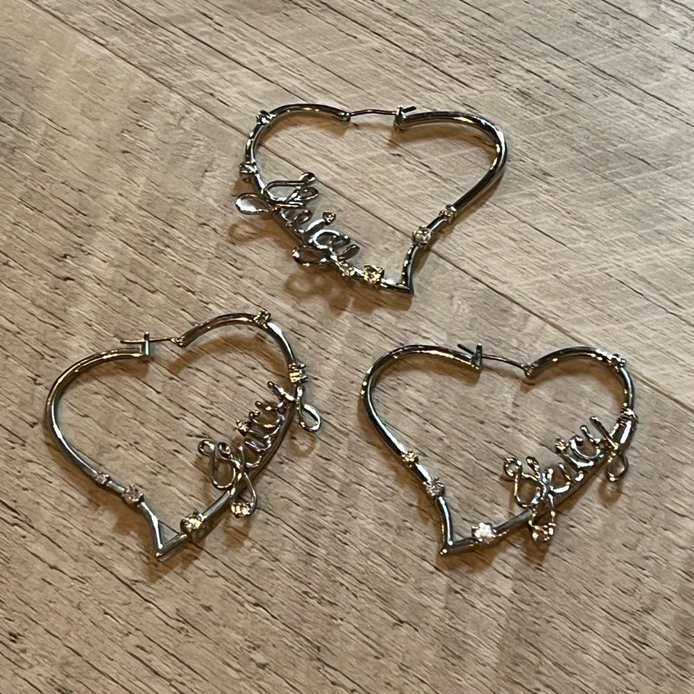Juicy Couture Earrings Silver